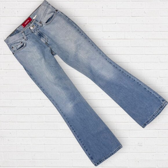 LEVI'S 518 Vintage Y2K Superlow Denim Jeans Size 3 JR Short - Picture 1 of 6